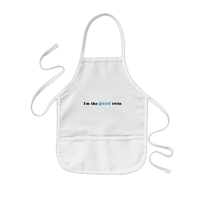 I'm The Good Twin Kids Apron (Front)