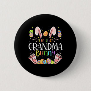 I'm The Grandma Bunny Matching Family Easter Party 2 Inch Round Button