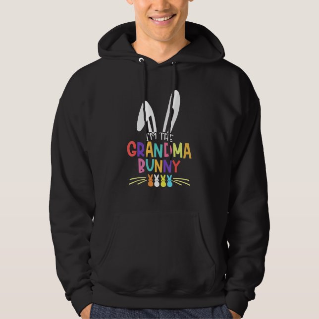 I'm The Grandma Bunny Matching Family Easter Party Hoodie (Front)
