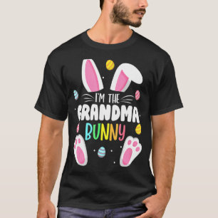 I'm The Grandma Bunny Mom Family Matching Easter T-Shirt