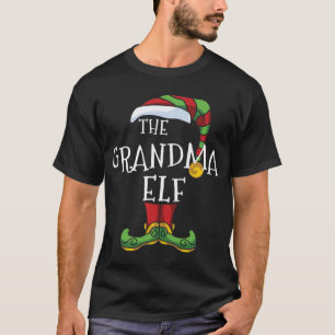 I'm The Grandma Elf Family Matching Christmas Funn T-Shirt