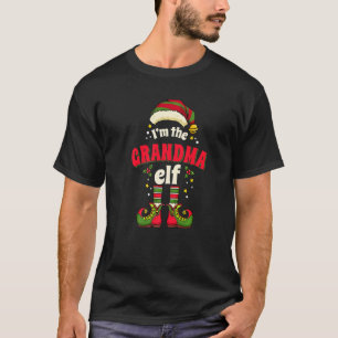 I'm The Grandma Elf  Matching Family Christmas Paj T-Shirt