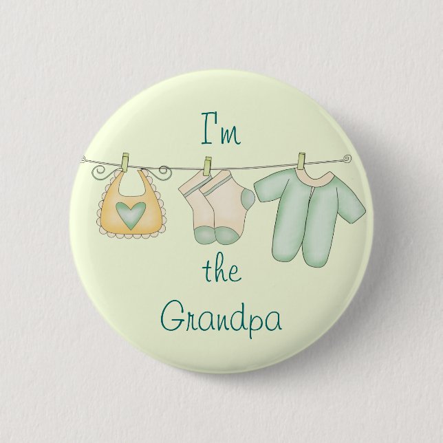 I'm the Grandpa 2 Inch Round Button (Front)