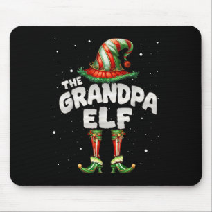 I'm The Grandpa Elf Family Matching Group Christma Mouse Pad
