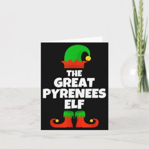 I'm The Great Pyrenees Elf Family Pajama Christmas Card