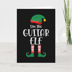 Im The Guitar Elf Matching Christmas Card