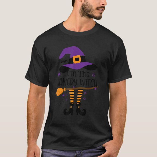Im The Hangry Witch   Halloween Matching Group Cos T-Shirt (Front)