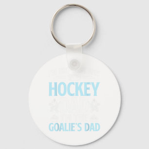 I'm The Hockey Goalie Dad Of An Ice Hockey Goalkee Keychain