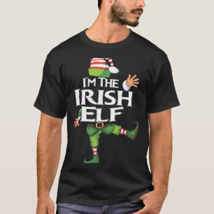 Im The Irish Elf Christmas Eve Xmas Elf Squad Cos T-Shirt