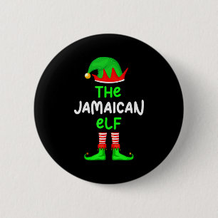 I'm The Jamaican Elf Jamaica Christmas Funny Pajam 2 Inch Round Button