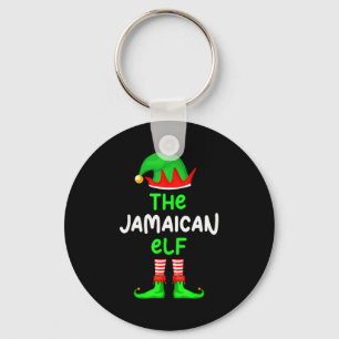 I'm The Jamaican Elf Jamaica Christmas Funny Pajam Keychain