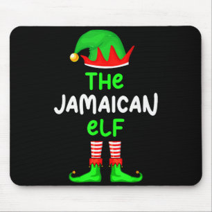 I'm The Jamaican Elf Jamaica Christmas Funny Pajam Mouse Pad