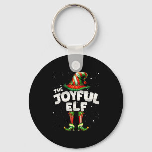 I'm The Joyful Elf Family Matching Group Christmas Keychain