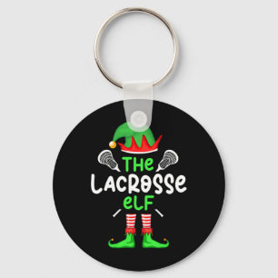 I'm The Lacrosse Elf Christmas Family Matching Paj Keychain