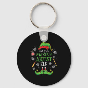 Im The Makeup Artist Elf Christmas  Keychain