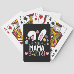 I'm The Mama Mom Bunny Easter Family Matching Playing Cards