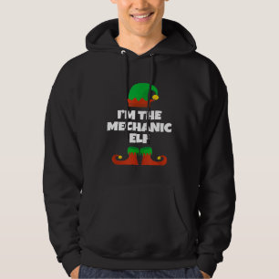Im The Mechanic Elf Family Christmas Hoodie
