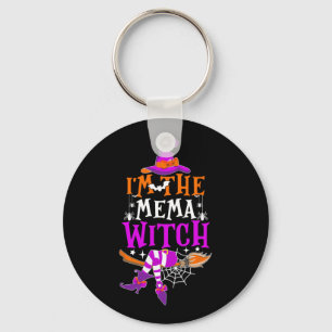 I'm The Mema Witch Fun Halloween Family Matching Keychain