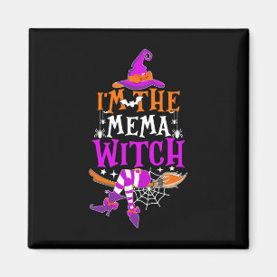 I'm The Mema Witch Fun Halloween Family Matching Magnet