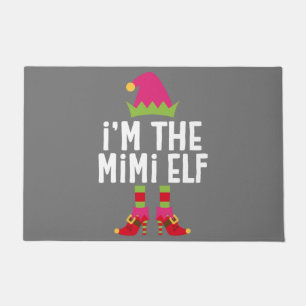 I'm The Mimi Elf Matching Christmas Costume Doormat