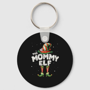 I'm The Mommy Elf Family Matching Group Christmas  Keychain