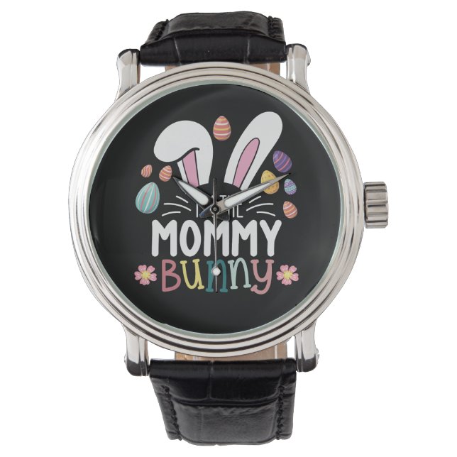 I'm The Mommy Mom Bunny Easter Family Matching Watch (Front)
