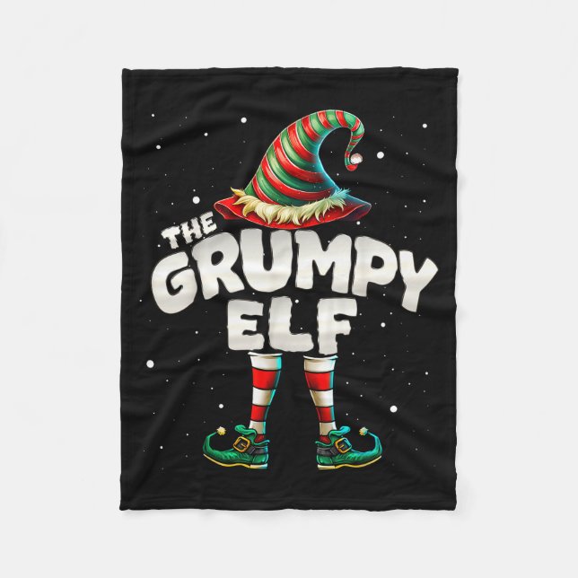 I'm The Mpy Elf Family Matching Group Christmas  Fleece Blanket (Front)