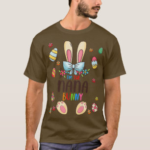 I'm The Nana Bunny Easter Day Matching Family Egg  T-Shirt