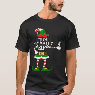 Im The NAUGHTY Elf Matching Family Shirt Wine Love