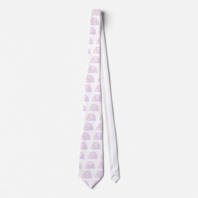 I'm the New Aunt - Shades of Pink Tie (Front)