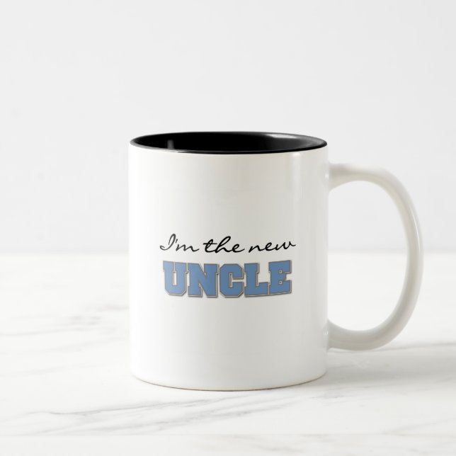I'm the New Uncle Tshirts and Gifts Two-Tone Coffee Mug (Right)