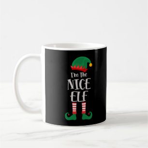 Im The Nice Elf Matching Christmas Coffee Mug