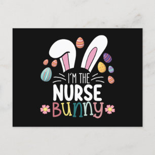 I'm The Nurse Bunny Easter Matching Postcard