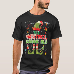 I'm The Obstetrical Nurse Elf Christmas Suit Sweat T-Shirt