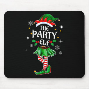 I'm The Party Elf Cute Family Christmas Matching Mouse Pad