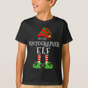 I'm The Photographer Elf Funny Matching Xmas Pajam T-Shirt