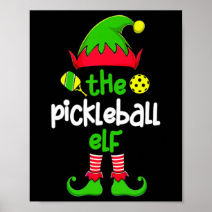 I'm The Pickleball Elf Christmas Family Matching P Poster