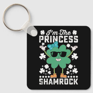 I'm The Princess Shamrock St Patrick's Day Irish Keychain