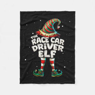 I'm The Race Car Driver Elf Family Matching Group  Fleece Blanket