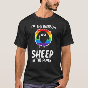 I'm The Rainbow Sheep In The Family Lgbt Gay Rainb T-Shirt