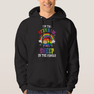 I'm The Rainbow Sheep In The Family Lgbtq Lesbian  Hoodie