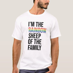 I'm the Rainbow Sheep of the Family, White T-Shirt