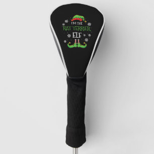 Im The Rat Terrier Elf Christmas   Golf Head Cover