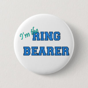 I'm The Ring Bearer 2 Inch Round Button