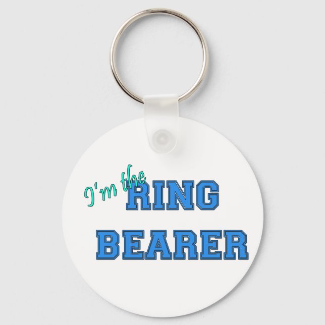I'm The Ring Bearer Keychain (Front)