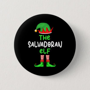 I'm The Salvadoran Elf El Salvador Christmas Funny 2 Inch Round Button