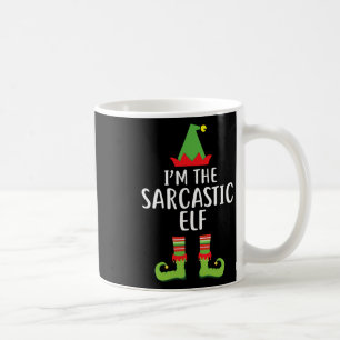 I'm The Sarcastic Elf Matching Family Group Christ Coffee Mug