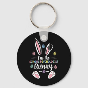 I'm The School Psychologist Bunny Matching Family  Keychain