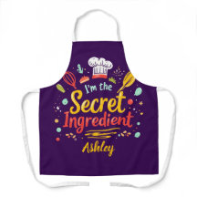 "I'm the Secret Ingredient" tablier personnalisabl