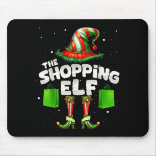 I'm The Shopng Elf Family Matching Group Christmas Mouse Pad
